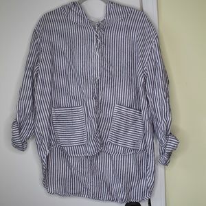 Tahari Hooded Sailing Shirt